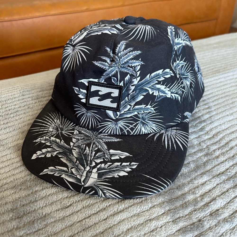 Unstructured billabong strap-back hat
